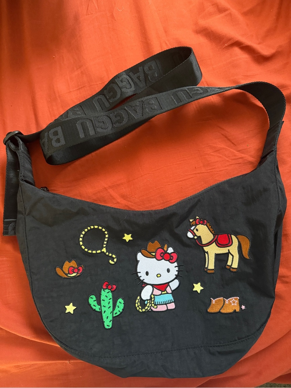 Hello Kitty Medium Crescent Baggu